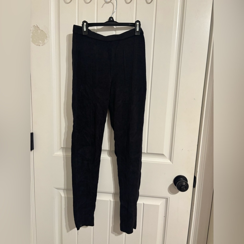 Barefoot Dreams Womens S Black CozyChic Ultra Lite Soft Knit Winter Warm Legging